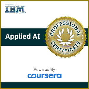 IBM Applied AI professional certification
